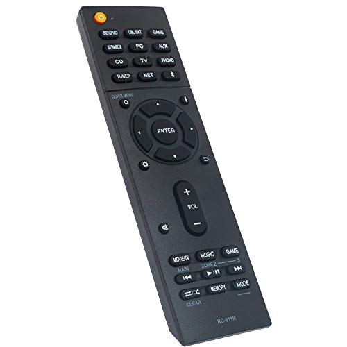 Allimity RC-911R Remote for Onkyo AV Receiver HT-R695 TX-NR555 TX-NR575 TX-NR585 TX-NR656 TX-NR686 TX-NR676 TX-NR757 TX-NR777 TX-NR787 TX-RZ610 TX-RZ710 TX-RZ720 TX-RZ810 TX-RZ820 TX-NR575E TX-NR676E - Image 2