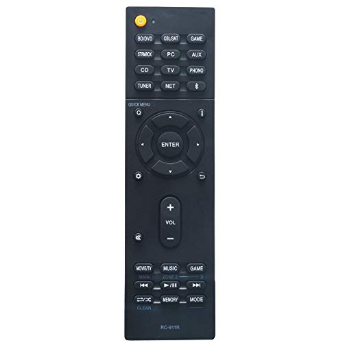 Allimity RC-911R Remote for Onkyo AV Receiver HT-R695 TX-NR555 TX-NR575 TX-NR585 TX-NR656 TX-NR686 TX-NR676 TX-NR757 TX-NR777 TX-NR787 TX-RZ610 TX-RZ710 TX-RZ720 TX-RZ810 TX-RZ820 TX-NR575E TX-NR676E - Image 5