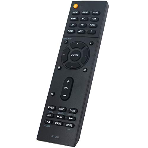 Allimity RC-911R Remote for Onkyo AV Receiver HT-R695 TX-NR555 TX-NR575 TX-NR585 TX-NR656 TX-NR686 TX-NR676 TX-NR757 TX-NR777 TX-NR787 TX-RZ610 TX-RZ710 TX-RZ720 TX-RZ810 TX-RZ820 TX-NR575E TX-NR676E - Image 3