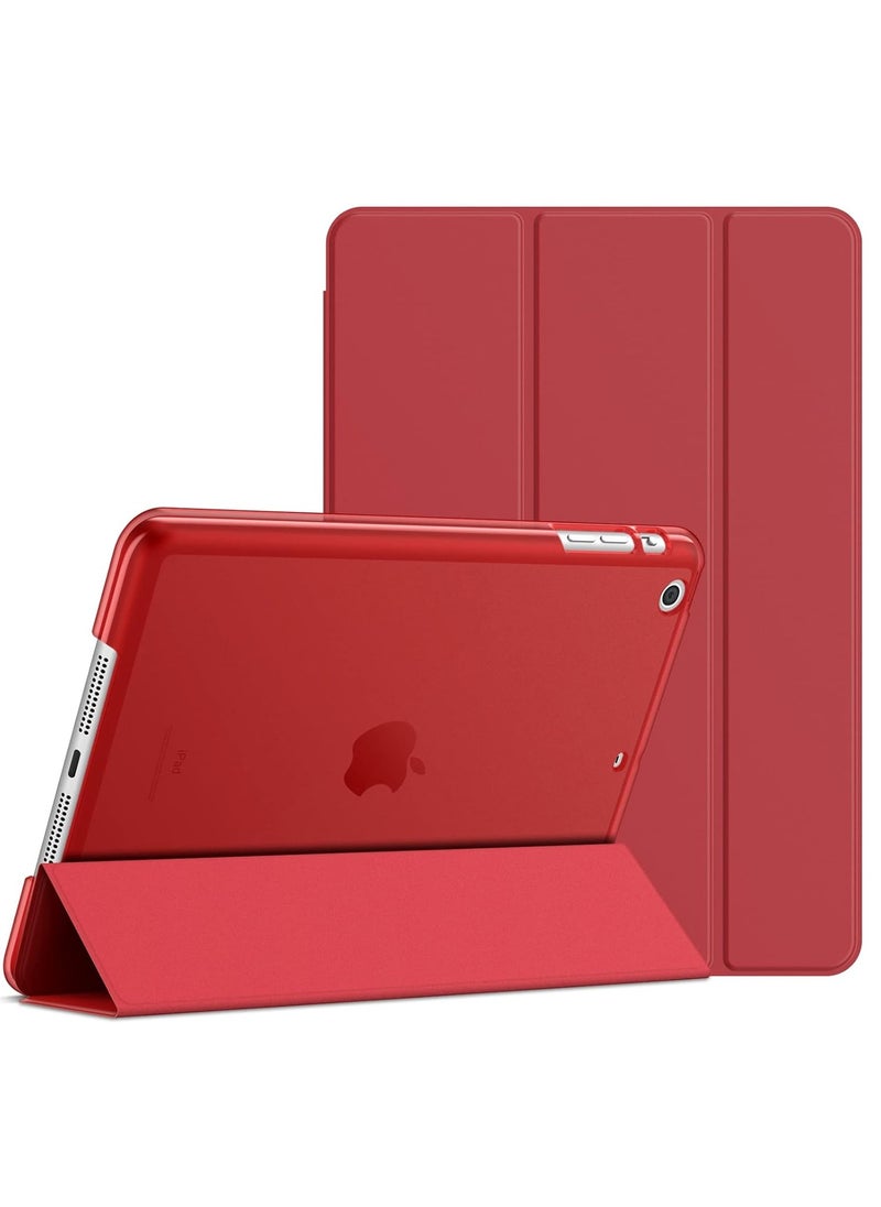 Jetech - Red iPad Mini 1 2 3 Case with Stand Function and Auto Sleep and Wake - Image 1