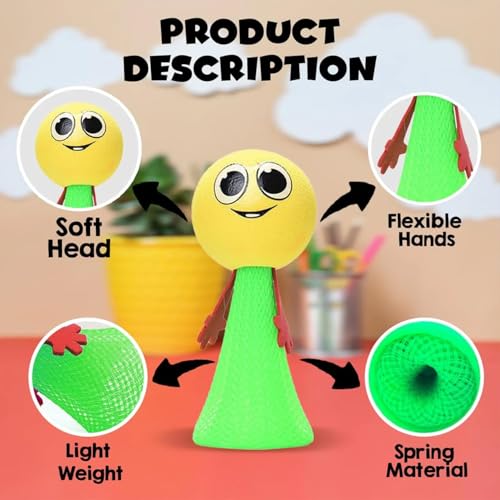 SNAPTRON Birthday Return Gifts for Kids Party - 12Pcs Jumping Toys for Kanya Pujan Gift set for Girls, Navratri Return Gifts, Kanjak Gifts - Image 3