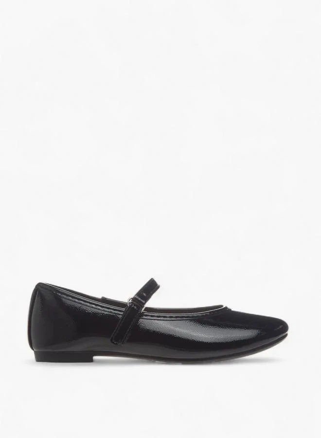 Flora Bella By Shoexpress Flora Bella Solid Ballerina Shoes With Hook And Loop Closure