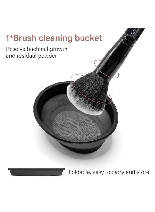 Koccido Makeup Brushes 26 Pcs Makeup Kit,Foundation Brush Eyeshadow Brush Make up Brushes Set - Image 4