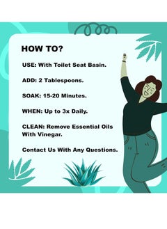 REVIVOL-XR Sitz Bath for Hemorrhoids Relief 20-in-1 Mix Epsom Salts+ Essential Oils, Makes 15 Soaks for Soothing Toilet Seat Basin Use. Quality USP Ingredients, Made in USA.  - Image 3