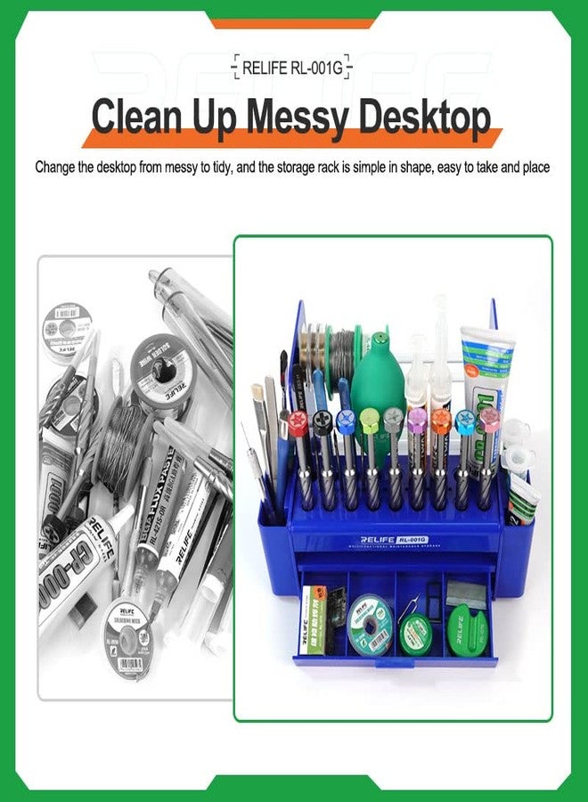 fonefunshop Relife RL-001G Tool Tidy Screwdriver Holder Organizer Station for Phone Repair - Image 4