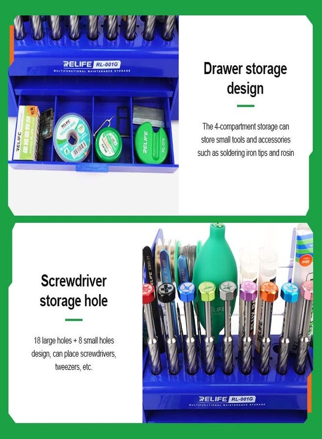 fonefunshop Relife RL-001G Tool Tidy Screwdriver Holder Organizer Station for Phone Repair - Image 5