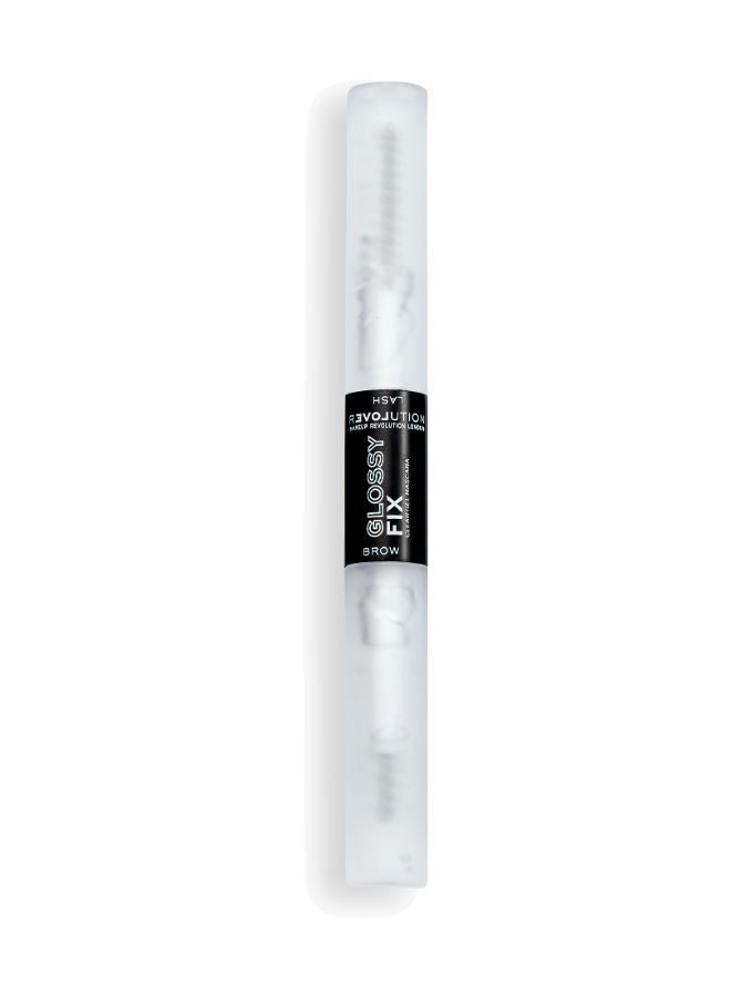 Revolution Relove Glossy Fix Clear Brow Gel & Mascara - Image 1
