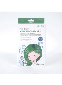 Tea Tree Acne Spot Patches  Salicylic Acid Acne Pimple Treatment Treats Drains and Shrinks Blemishes105 Count10mmX50 8mmX55 1Pack