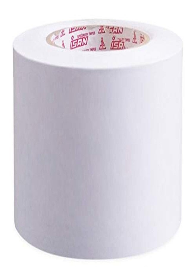 ISAN® Double Sided Tissue Tape Width 96mm (4" Approx) X Length 50 Meters (1 Pc.) for Craft Work, Pasting, Scrapbooking, Lamination, Gift Wrapping, DIY projects - Image 1