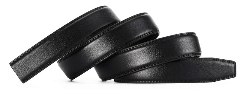 CHAOREN CHAOREN Ratchet Belt Replacement Strap 1 3/8”, Leather Belt Strap for 40MM Slide Click Buckle  - Image 5