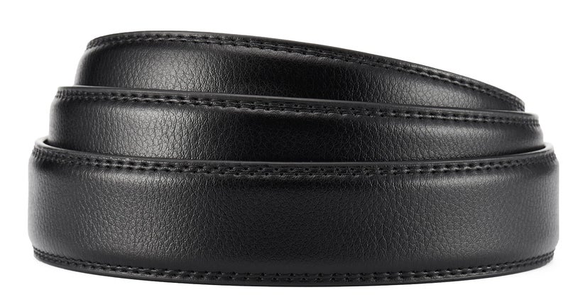 CHAOREN CHAOREN Ratchet Belt Replacement Strap 1 3/8”, Leather Belt Strap for 40MM Slide Click Buckle  - Image 4