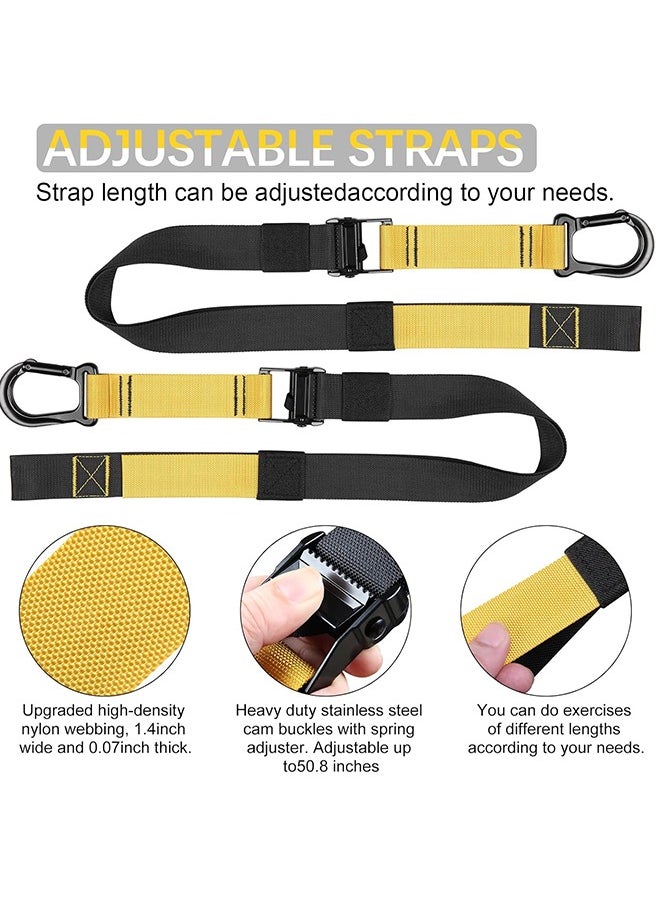 Generic Home Resistance Training Kit,Resistance Trainer Exercise Straps with Handles,Door Anchor,Training Guide,Wall Mount Bracket, Bodyweight Resistance Straps for Full-Body Workout for Home Gym.  - Image 2
