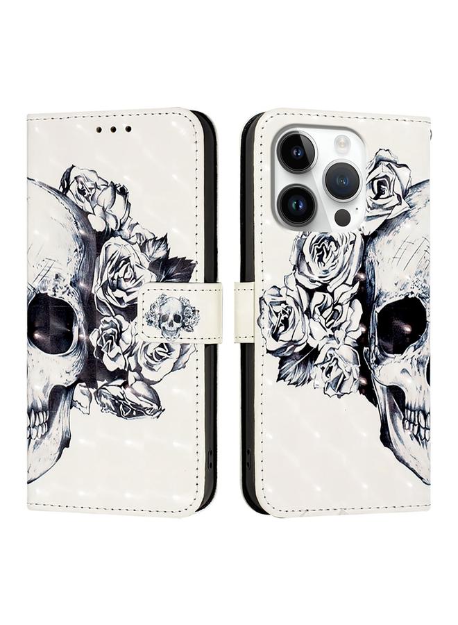 S-TOP Case For iPhone 16 Pro 3D Painting Horizontal Flip Leather Phone Case - Image 2