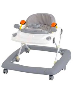 Rally Foldable Soft Cushioned Seat Baby Walker Grey  - Image 2