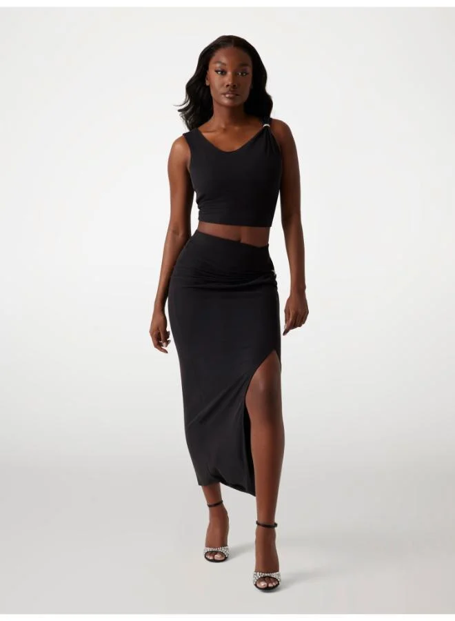 GUESS Aimee Jewel Drap Skirt
