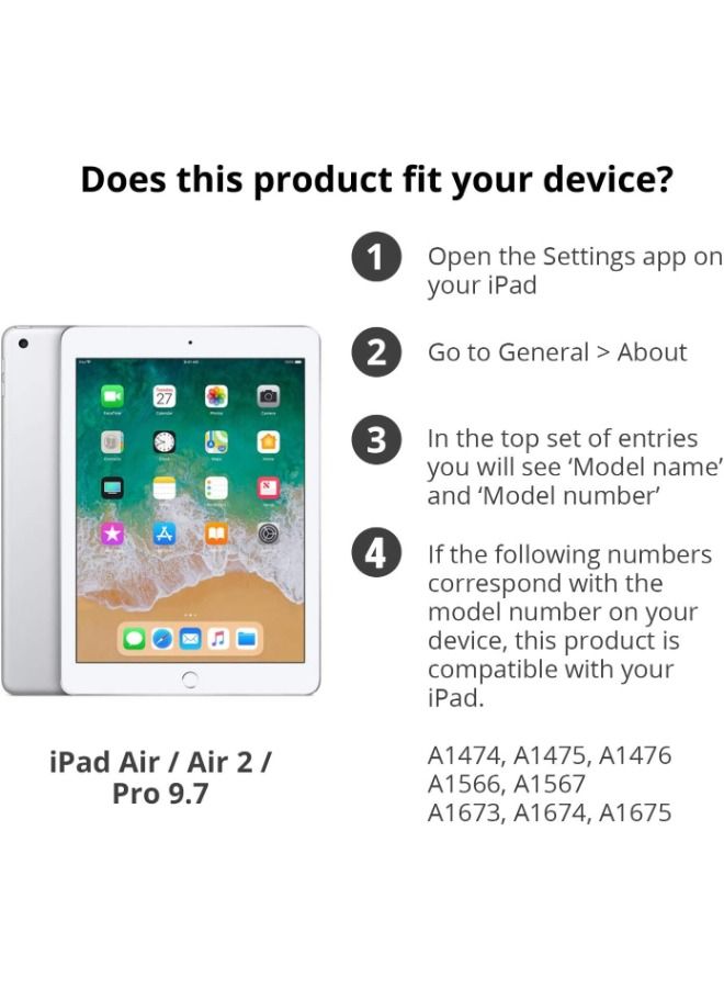 بانزرجلاس واقي الشاشة الزجاجي المقسى من بانزر لآيباد//برو 9.7 بوصة - شفاف - Image 2