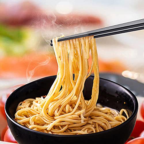 MOXILYN Metal Chopsticks Reusable Titanium Plated Stainless Steel Chopsticks Japanese Korean Chopsticks for Food & Cooking 9.5Inch Non-Slip for Beginners Square Laser Chopsticks 5 pairs Gift Set - Image 3