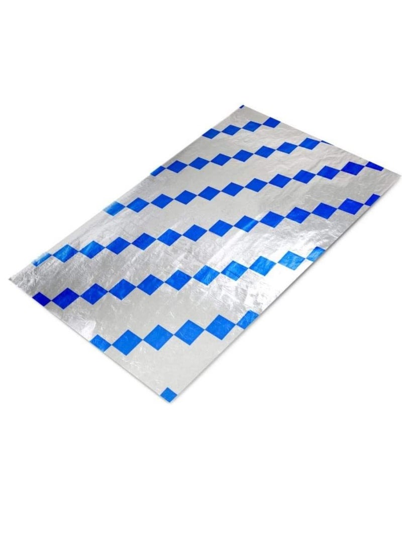 Multi Purpose Foil Wrap Blue Hex (4 Packs x 500 Sheets) 
