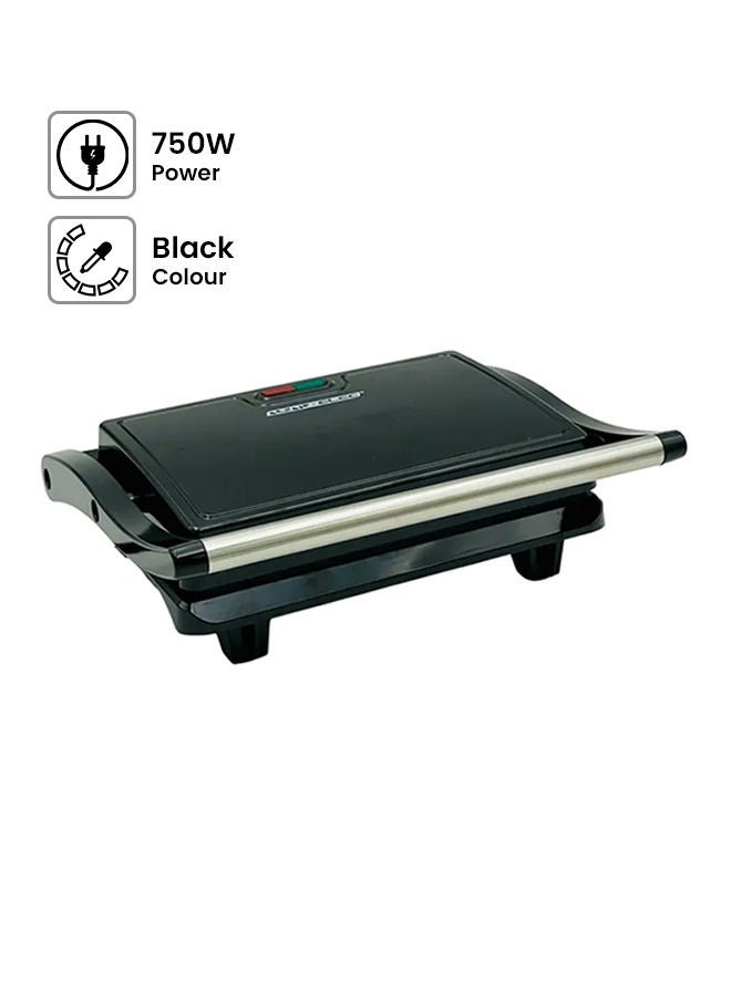 ALSAIF-ELEC Sandwich Maker 2 Slices 750 W E05327 Black - Image 1