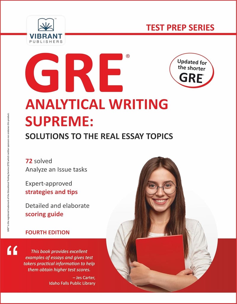 GRE Analytical Writing Supreme: Solutions to the Real Essay Topics - Image 1