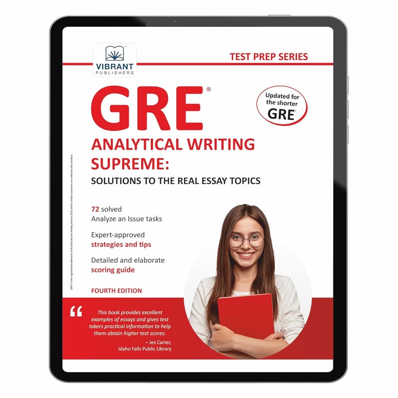 GRE Analytical Writing Supreme: Solutions to the Real Essay Topics - Image 4