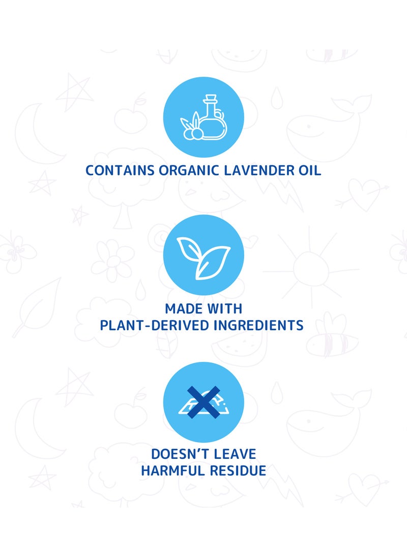 FRIENDLY ORGANIC Baby Laundry Powder 1Kg x 2 - Vegan Plant Derived Ingredient, 100% Organic Detergent  - Image 4