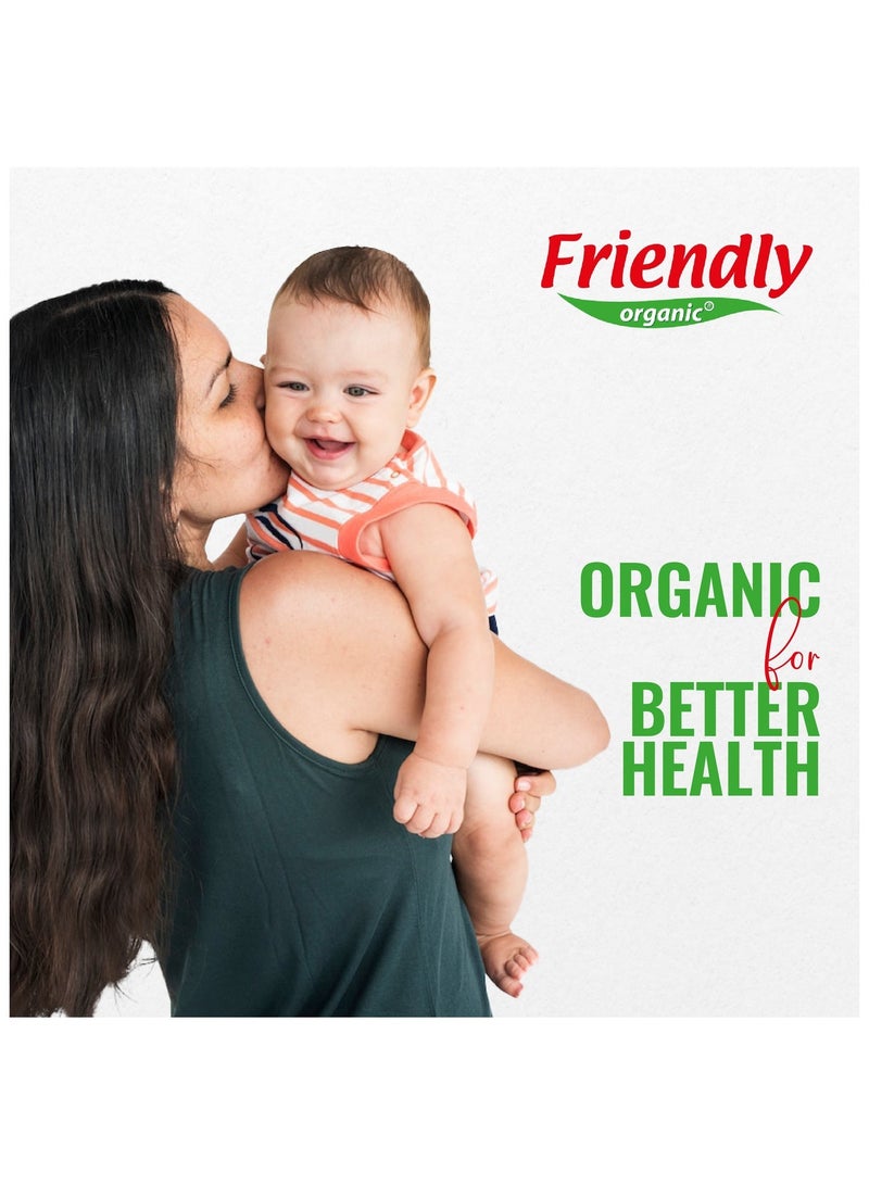 Friendly Organic Baby Laundry Detergent Powder Pack of 2 (2 Kg) | Lavender Scented Formula for Sensitive Skin | Gentle & Eco-Conscious Baby Clothes Wash - Image 5
