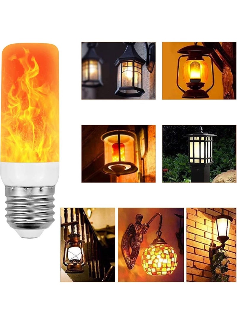 BIGTHREE LED Flame Effect Light Bulb with 3 Lighting Modes, Screw Lamp 5W E27 for Furniture and Room Decoration, Party (2 PCS) - Image 5