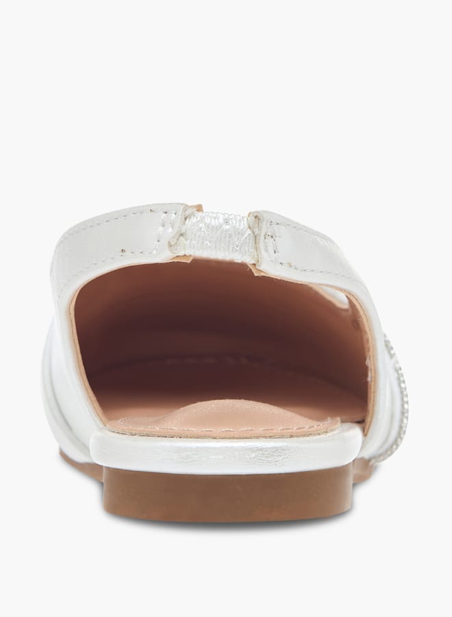 Flora Bella By Shoexpress Girls Embellished Slingback Shoes  - Image 5