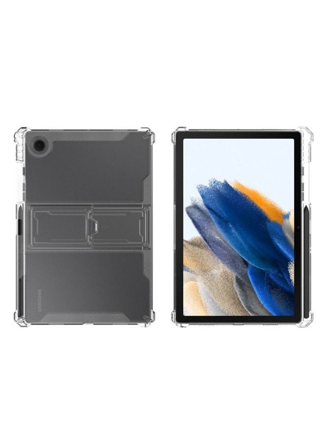 Generic - Samsung Galaxy Tab A8 Case 10.5 Inch 2022 Model (SM-X200/X205), Durable Shockproof Cover with Kickstand and Pencil Holder, Four Corner Airbag Protective Case for Samsung A8 Tablet (Clear) - Image 1