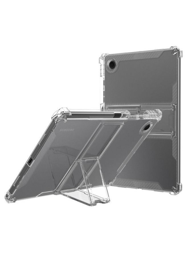 Generic - Samsung Galaxy Tab A8 Case 10.5 Inch 2022 Model (SM-X200/X205), Durable Shockproof Cover with Kickstand and Pencil Holder, Four Corner Airbag Protective Case for Samsung A8 Tablet (Clear) - Image 1