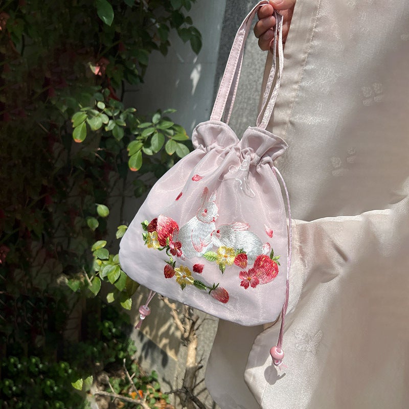 Four Seasons Universal Su Embroidery Bag Elegant All-Match Handbag National Style Cheongsam Bag Crossbody Bag Chinese Elements Antique Bag - Image 2