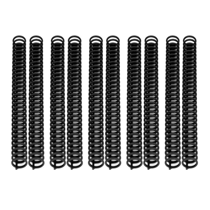 Comb Binding Spine 19mm Diameter 30 Rings 150 Sheets Capacity Plastic Binding Comb - 28cm Length 10 Pack for Loose Leaf Notebooks Calendars Reports - Image 5