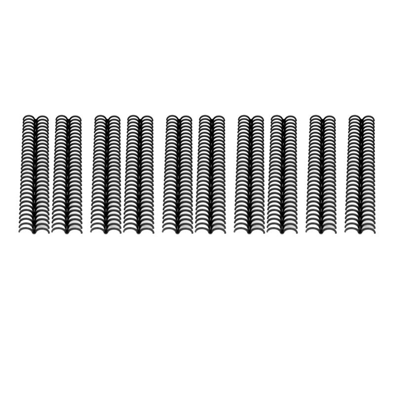 Comb Binding Spine 19mm Diameter 30 Rings 150 Sheets Capacity Plastic Binding Comb - 28cm Length 10 Pack for Loose Leaf Notebooks Calendars Reports - Image 4