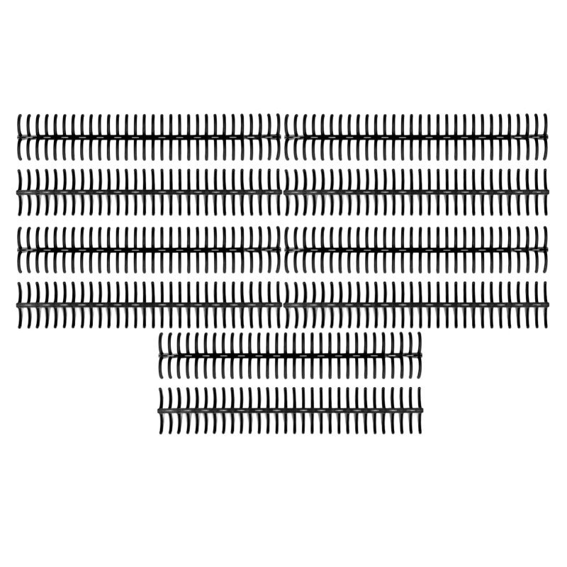 Comb Binding Spine 19mm Diameter 30 Rings 150 Sheets Capacity Plastic Binding Comb - 28cm Length 10 Pack for Loose Leaf Notebooks Calendars Reports - Image 1