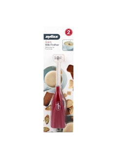 zyliss Battery Operated Quick Milk Frother Red 8.66 x 1.06 x 1.73 Inch E990034U  - Image 1
