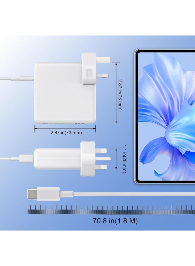 Zexen 61W USB C Charger Compatible with Macbook Pro/Air 13 inch 2016-2025 M1 M2 M3 M4 M5 iPad Pro 12.9/11 inch iPhone 17 16 15 14 13 12 Pro/Max Series Type C Power - Image 3