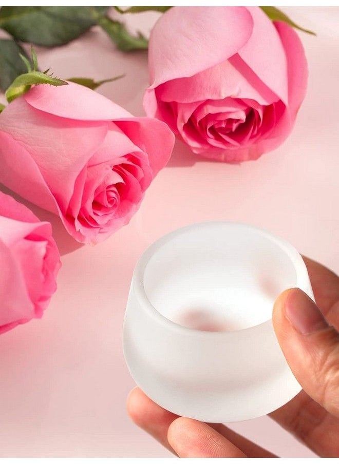 TOROKOM 2Pcs Dappen Dish Glass Monomer Dish With Lid For Acrylic Nails Cup Containers Holder For Liquid Powder Monomer Damping Dish（Matte）  - Image 3