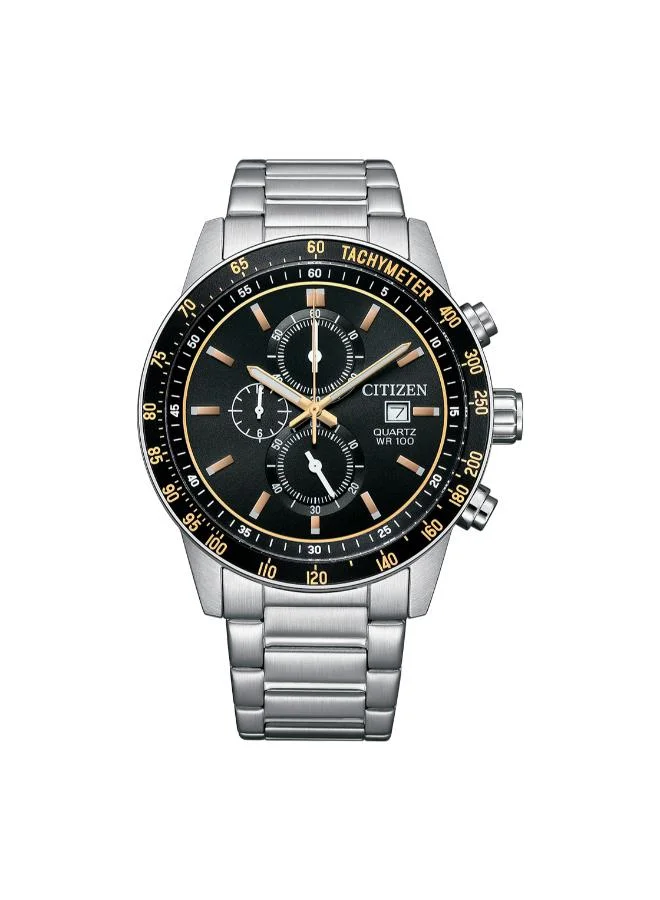 CITIZEN Men's Stainless Steel QUARTZ MEN Watch AN3681-57E - 44 mm