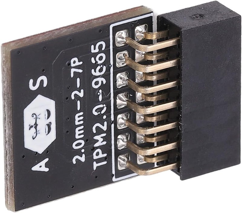 TPM 2.0 Module LPC 14pin Security Board Compatible with Motherboards and Chipsets for 7 8 10 64 bit Encryption and Data Security - Image 1