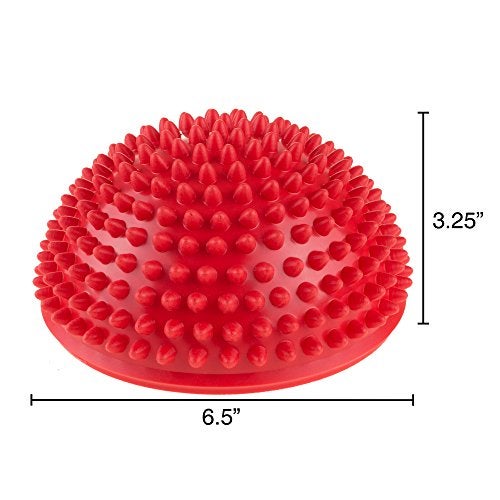 Hey Play Hey! Play! Balance Pods- Hedgehog Style Balancing and Stability Half Dome Stepping Stones for Exercise- Set of 6 for Kids and Adults - Image 2