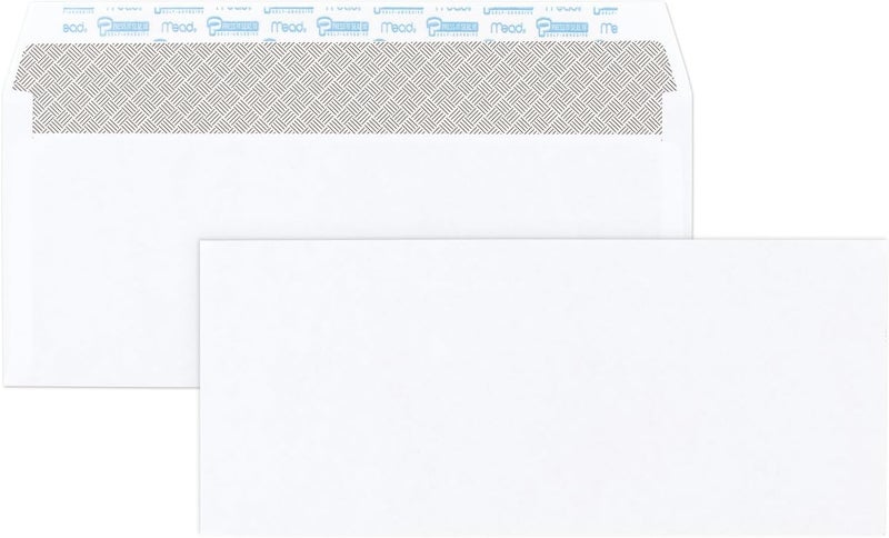 Mead #10 Security Business Envelopes Letter Size 4-1/8" x 9-1/2" – Peel and Seal, Privacy Lined, No-Window, Press-It Seal-It Self-Adhesive for Home & Office Mailing, 500 Count (740010) - Image 5