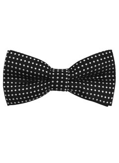 S SYMEFER Kids Braces with Bow Tie Set for 1-6 years Kids Unisex Trousers Shorts Tutu Suspenders 3 Clips Y shape Adjustable Elastic Straps Polka Dots-Black With White Dot  - Image 2