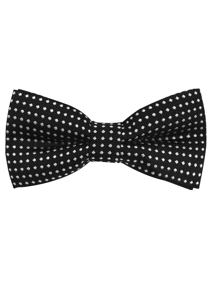 S SYMEFER Kids Braces with Bow Tie Set for 1-6 years Kids Unisex Trousers Shorts Tutu Suspenders 3 Clips Y shape Adjustable Elastic Straps Polka Dots-Black With White Dot  - Image 2