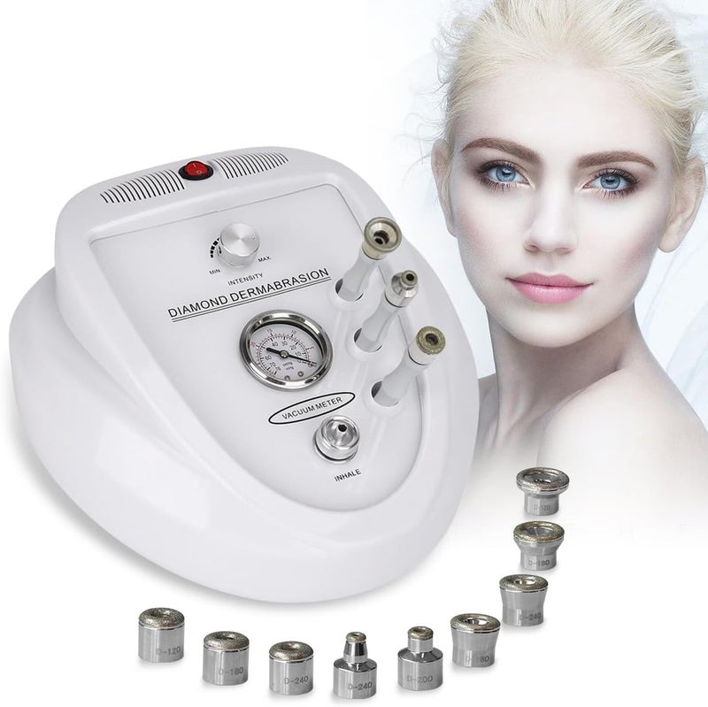 AOKO Microdermabrasion Diamond Machine, AOKO Suction Power Professional Dermabrasion Skin Care Home Use Massager Face Skin Peeling Lifting Tighten Wrinkle Black Head Remover Beauty - Image 1