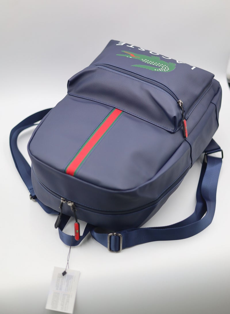 LACOSTE Lacoste backpack Printed with crocodile  - Image 3