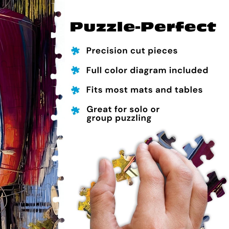 Buffalo Games - Old Boathouse 500 Piece Jigsaw Puzzle for Adults, Americana Boat Puzzle with Full-Color Poster, Premium Quality Made in The USA - Image 4