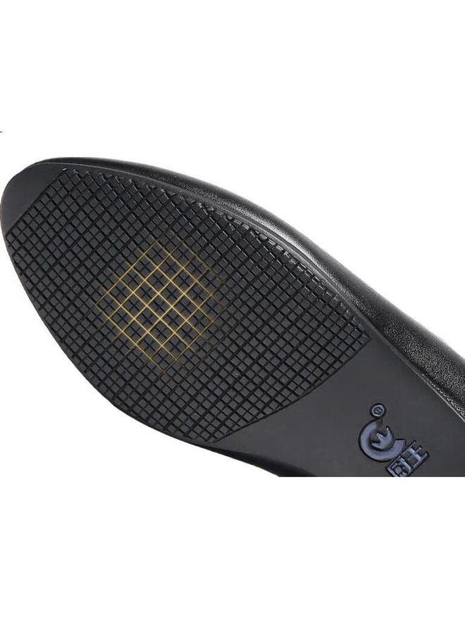 Kitchen King Comfortable Single Shoes For Women In The Kitchen And Restaurant, Waitress Work Shoes, Flat Spring And Summer Style 2002 Black Size 38 - Image 1