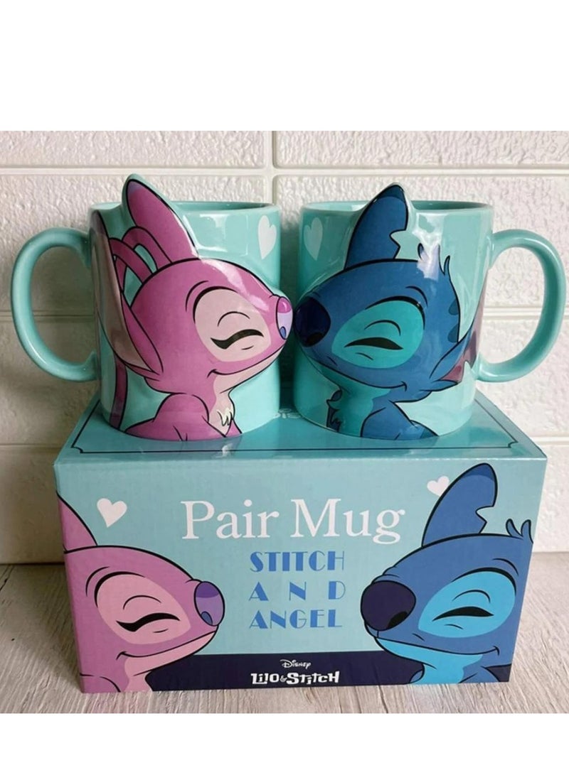 2 Mugs Disney Stitch for Couples and Friends - Image 4