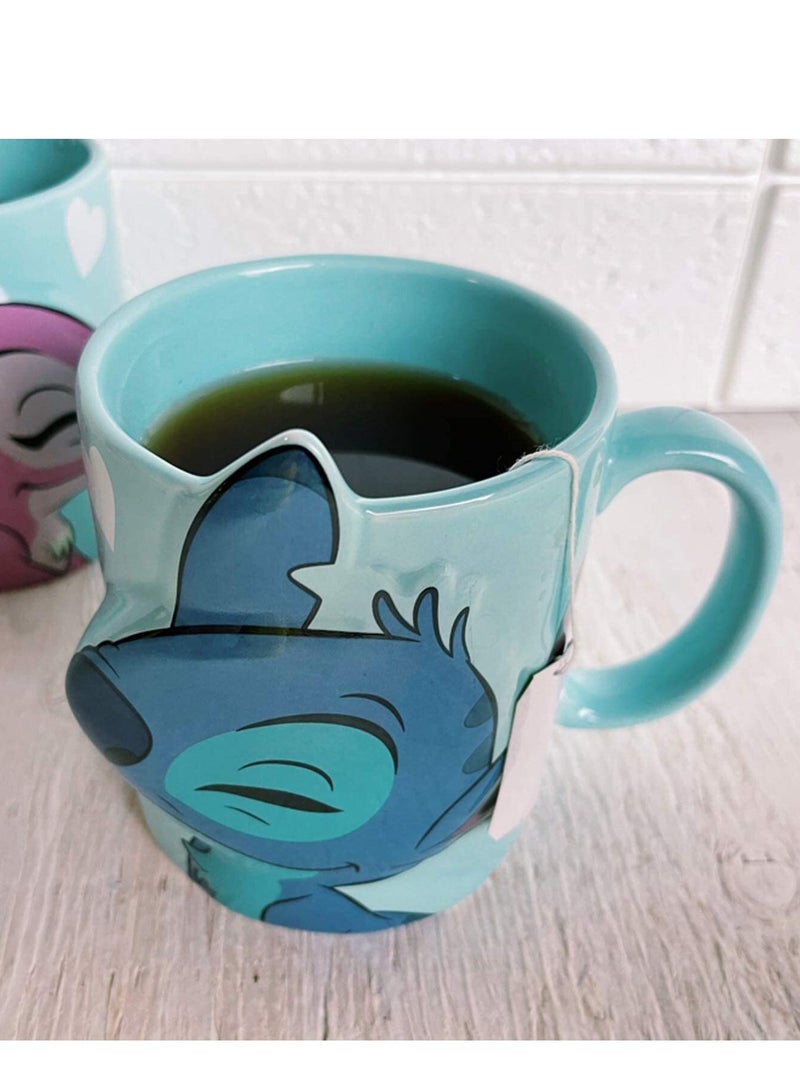2 Mugs Disney Stitch for Couples and Friends - Image 5